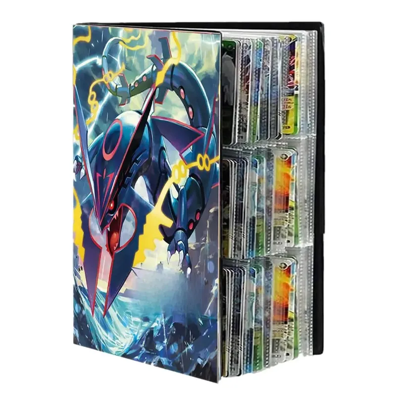 9 Pocket Cards Album Folder Anime Cover Collection Holder Binder Fit For Pokmon YuGiOh TCG Game Sports Football 540 Card Storage