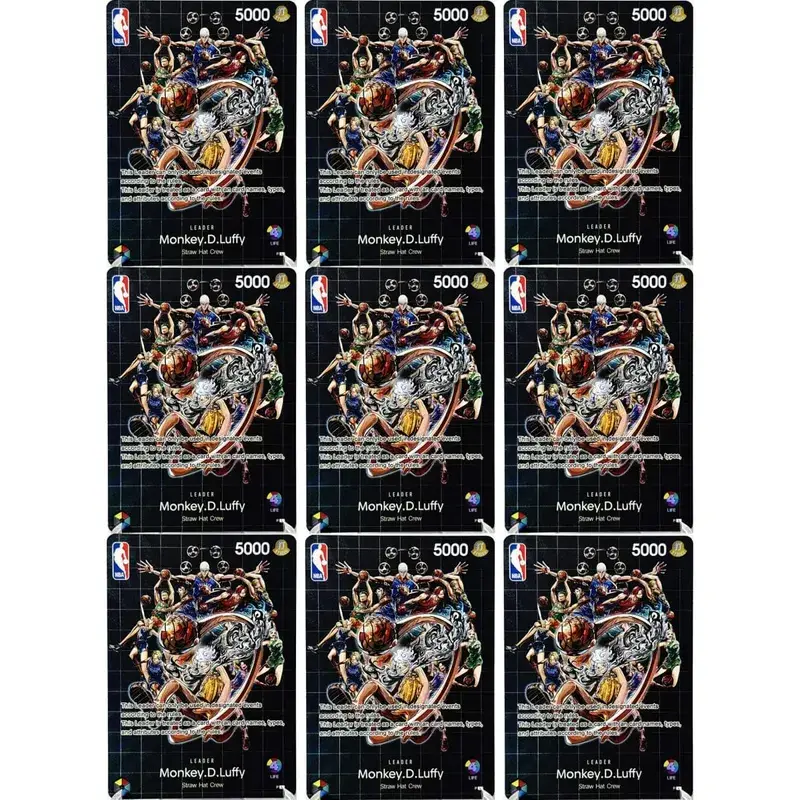 One Piece US College Basketball Luffy Promo Card Straw Hat Crew Anime Collectibles Replica High Quality Cards Foil Texture Card — image 20