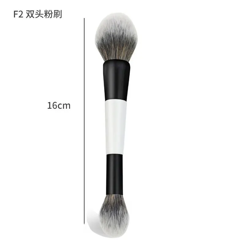 Dual-Headed Makeup Brushes Set F1-F4 For Foundation Blush Highlighting Beauty Tools Facial Shaping Cosmetic Brushes — image 6