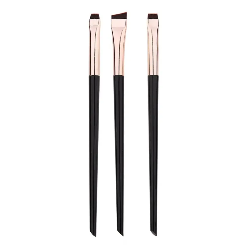 3/6/9/12Pcs Angled Eyeliner Brush Micro-Fine Tip for Brows & Cut Crease Vegan Professional Makeup Brushes — image 5