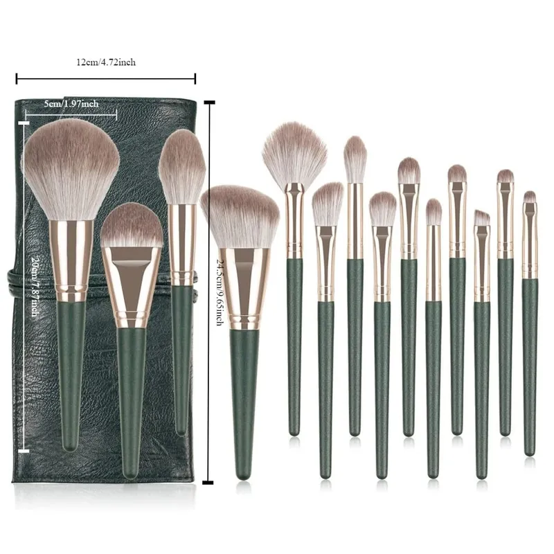 1-14pcs Makeup Brushes Tools Set Make Up Brush Tools Kits for Eyeshadow Eyeliner Cosmetics Brushes Maquiagem Soft Skin-Friendly — image 30