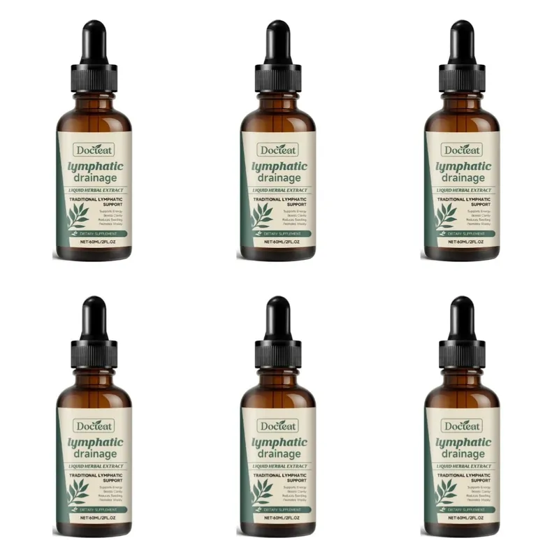 Lymphatic Drainage Drops 60ml Help Bloat Relief Immune System Health Extract with Cleavers Red Clover Stillingia Prickly Ash — image 11