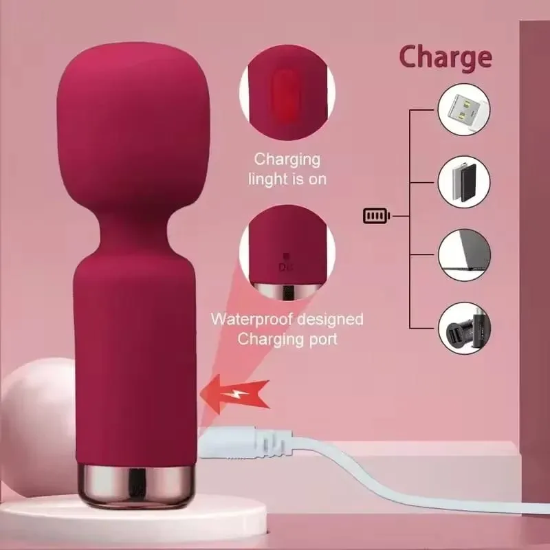 Powerful AV Vibrator Female G Spot Clitoris Stimulator Magic Wand Vangin Nipple Massager Dildo Masturbator Sex Toy for Woman 18+ — image 3