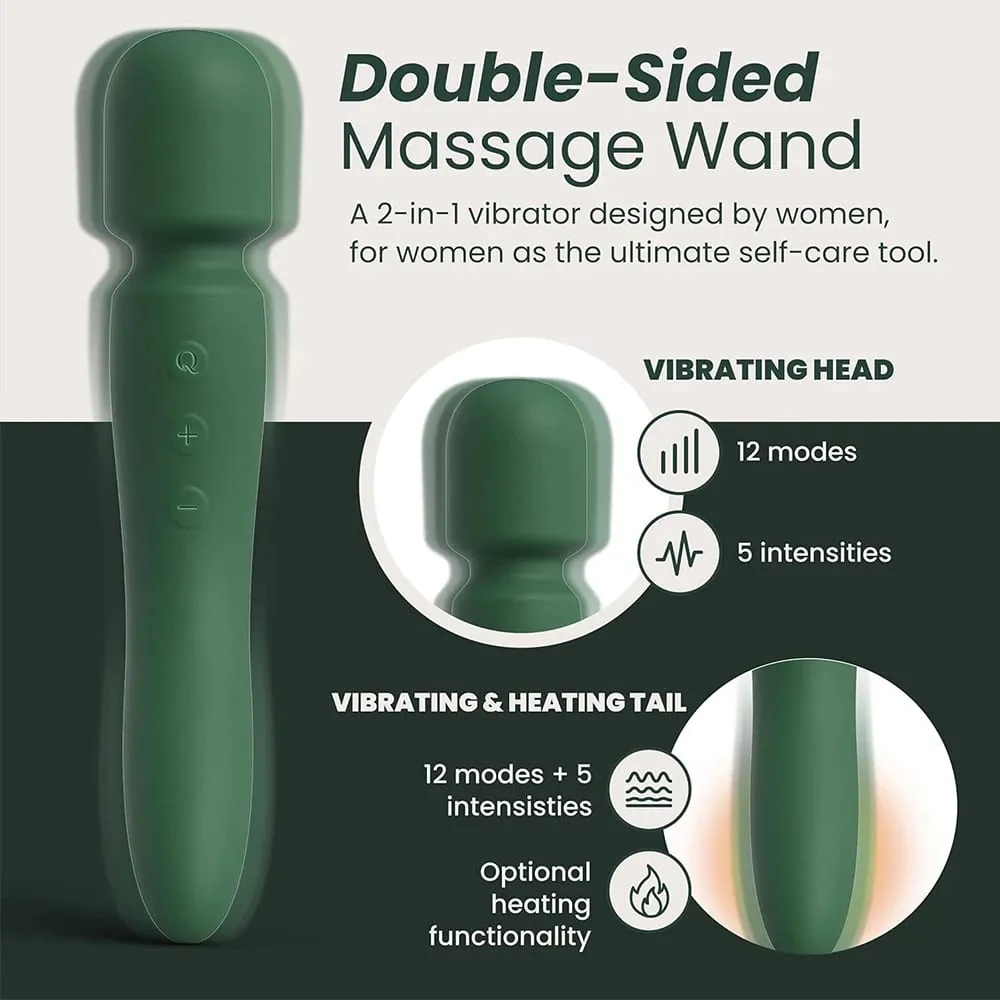 2 in 1 AV Wand Vibrator for Women Clit G-Spot Stimulator Nipples Breast Massager Female Masturbator Sex Toy for Women — image 2