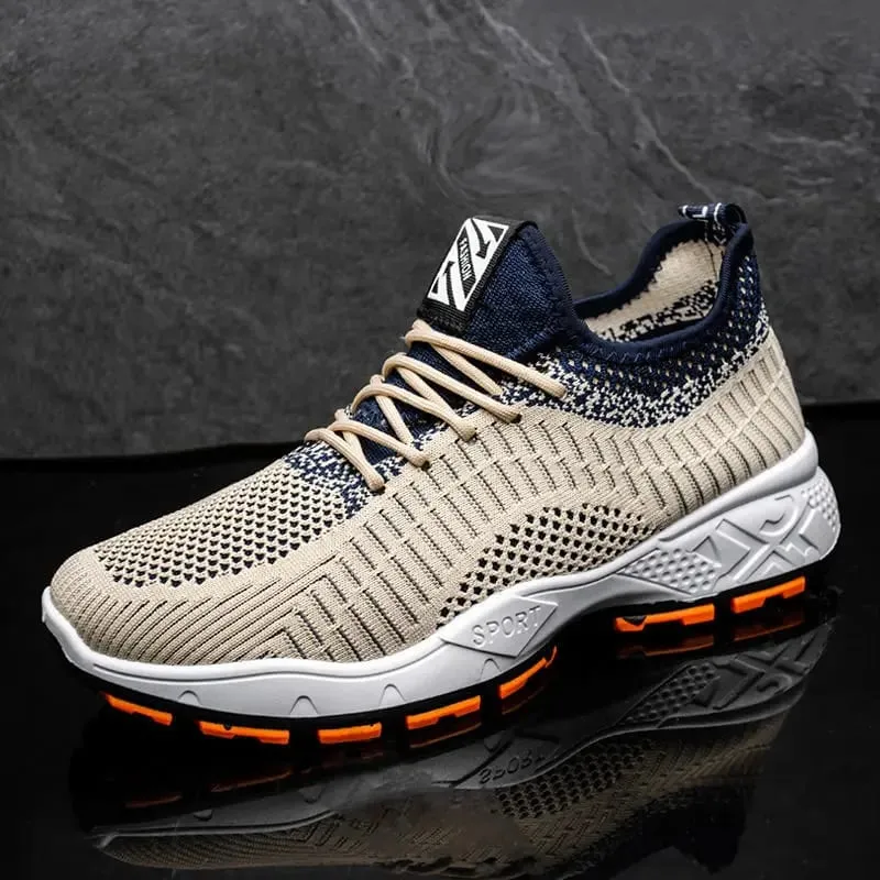 Men's sneakers spring summer new mesh non-slip comfort casual breathable racing outdoor running shoes students speed sports shoe — image 1