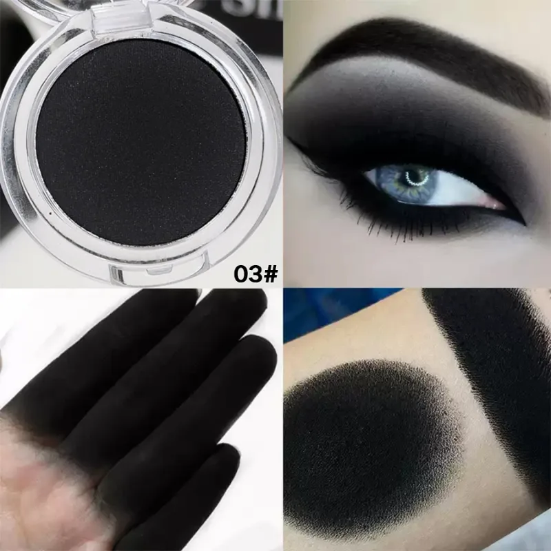 Muge Leen Long Lasting Single Eye Shadow Three Textures for Eye Makeup & Facial Brightening Cosmetic Gift