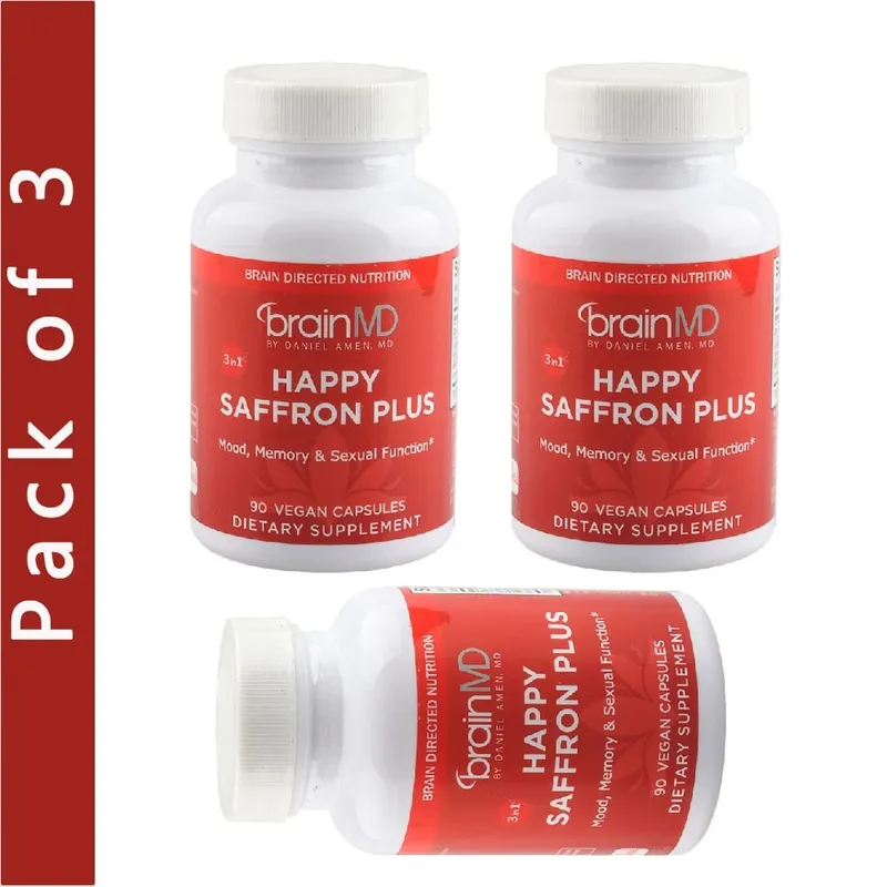 Saffron Supplements for Mood & Focus & Stress - with Saffron Flower Extract Curcumin & Zinc - Vegan Gluten Free | 90 Capsules — image 9