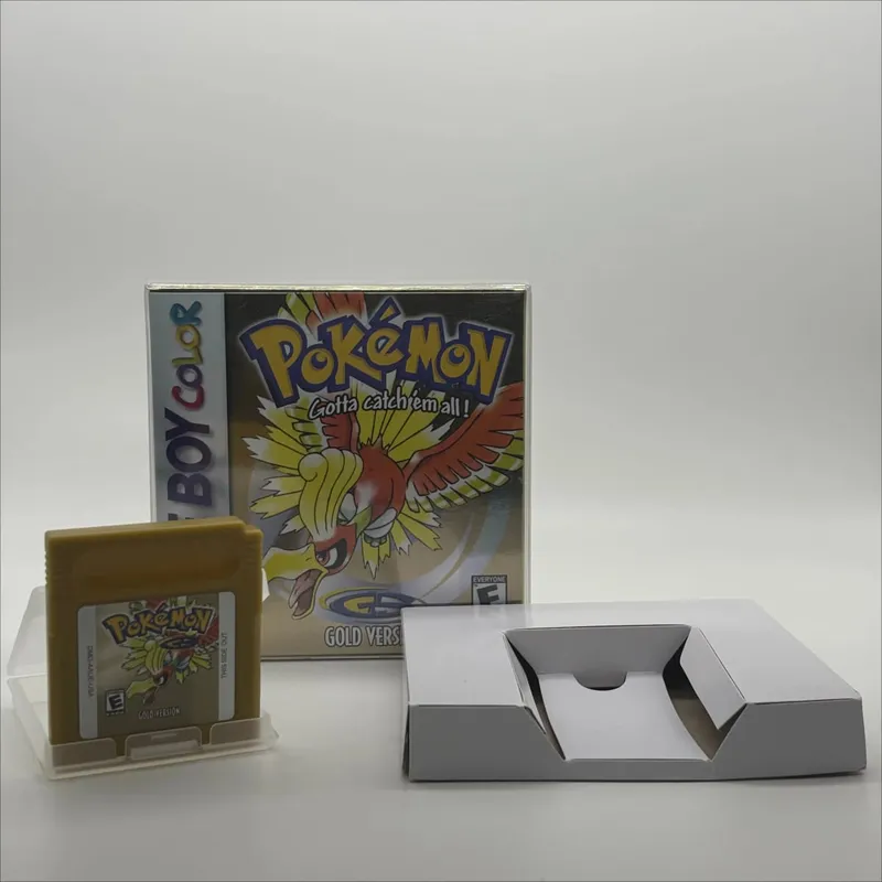 Pokemon Series Blue/Crystal/Gold/Green/Red/Silver/Yellow GBC Game in Box with Manuals for Video Game Cartridge USA Version — image 16