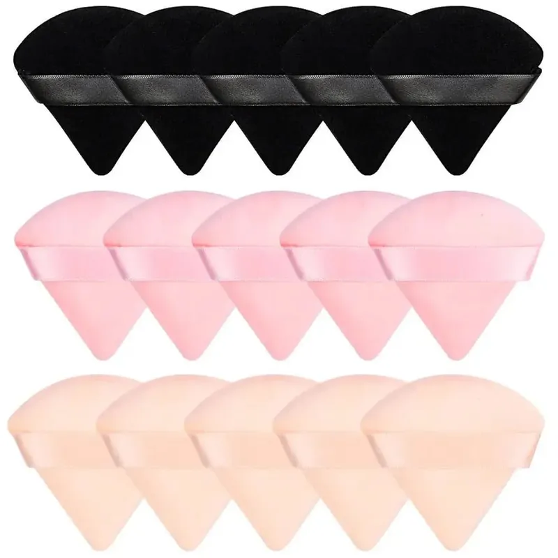 15 pièces ensemble de bouffées de cosmétiques éponges de maquillage fond de teint femmes bouffées de poudre outils de maquillage bon marché mélangeur de maquillage coréen