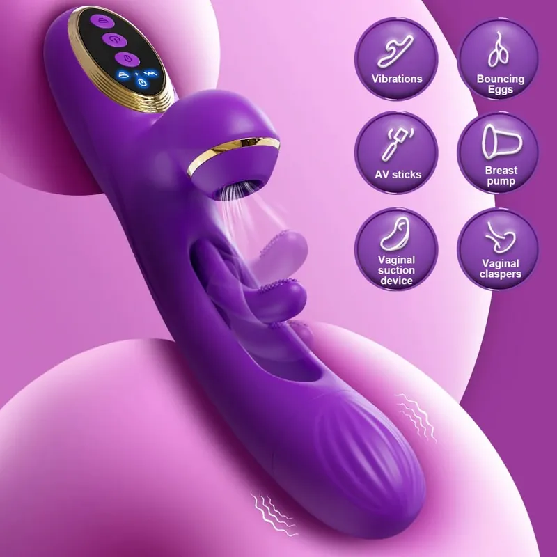 Sucking Flapping Vibrator for Women Clitoris G Spot Stimulator Dildo Tapping Vagina Massager Vibrating Adult Female Sex Toys — image 8