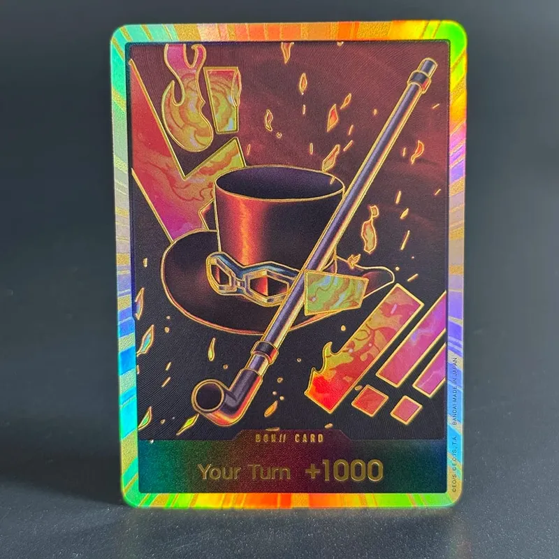10PCS DON OPCG English TCG Gold DON!!! Collection Cards Zoro Ace Doflamingo Rebecca FOIL NM Refraction Flash Cards ToyGifts OPCG — image 34