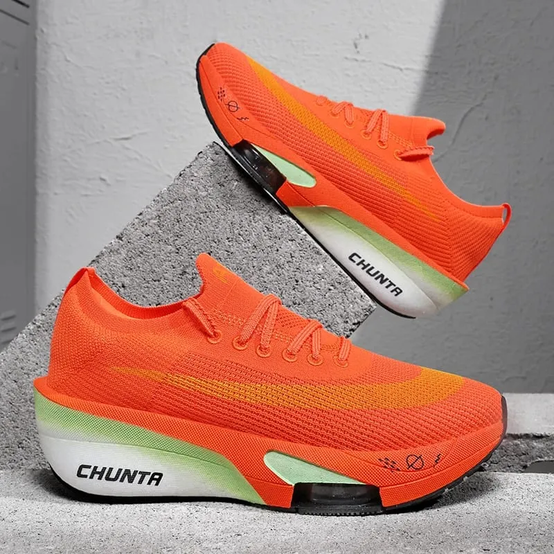 Air Cushion Running Shoes Marathon Speciality Men Sports Breathable Lightweight Women's Comfortable Athletic Nonskid Sneakers — image 10