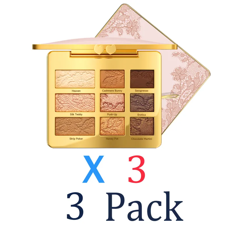 Cute Chic 9 Color Eyeshadow Palette Matte Shimmer Eyeshadow Powder Mini Portable Travel Makeup Palette Versatile Eye Shadow — image 5