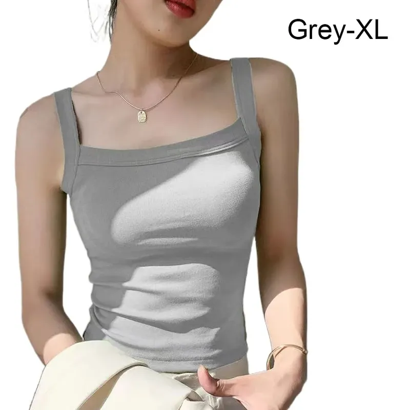 Casual Sleeveless Summer Tank Tops Slim Underwear Cami Top Shirt Camisoles Vest Corset Sports Activities — image 16