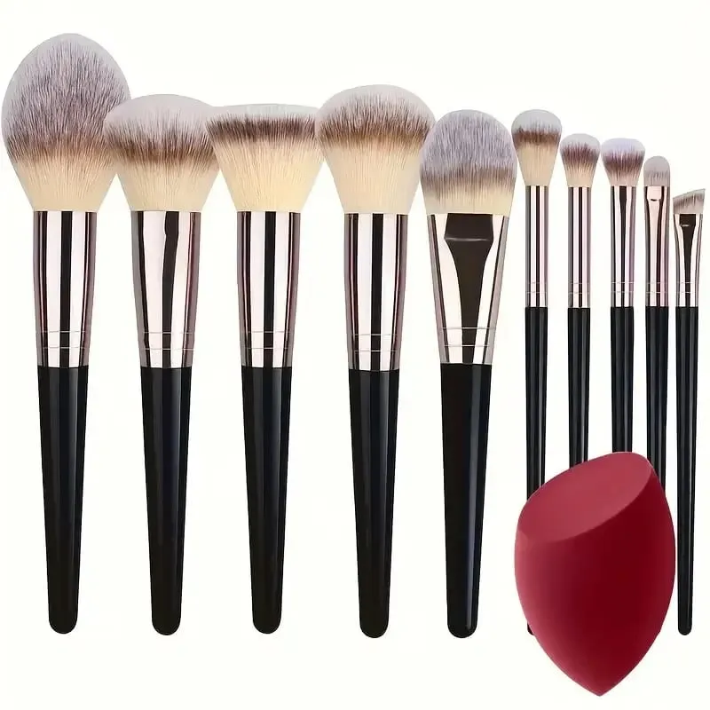 Ensemble de pinceaux de maquillage, 3 à 20 pièces, pour ombre à paupières, fond de teint, correcteur, mélange de Blush, doux et moelleux, outil de beauté pour femmes, cadeau de noël, nouvelle collection