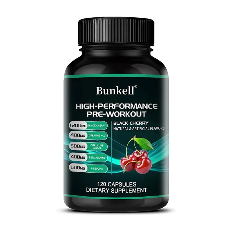 Bunkell Integratore Pre-Allenamento - Aminoacidi Creatina HCI Citrullina Malato Beta-Alanina Per Migliorare le Prestazioni Atletiche