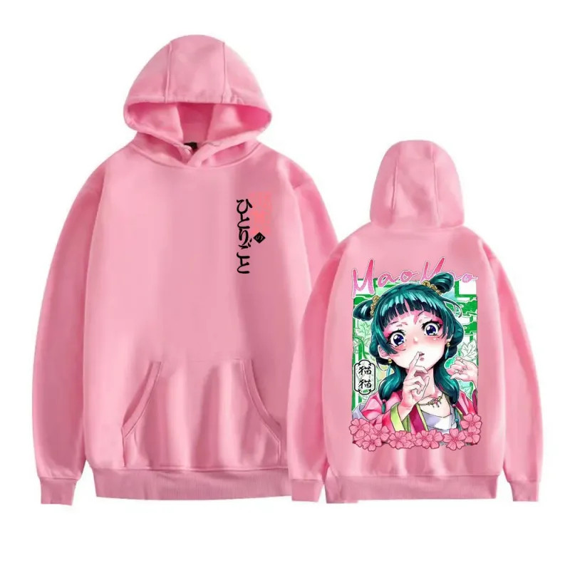 New Anime The Apothecary Diaries Hoodies Men Women's Fashion Kawaii Cute Cartoon Sweatshirt Fleece Long Sleeve Hoodie Streetwear — image 7