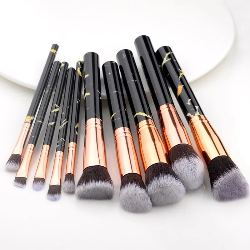 14-Piece Silver Professional Makeup Brush Set | Includes 2 Plush Velvet Puffs + 2 Blending Sponges | Vegan Cruelty-Free Brush Co — image 15