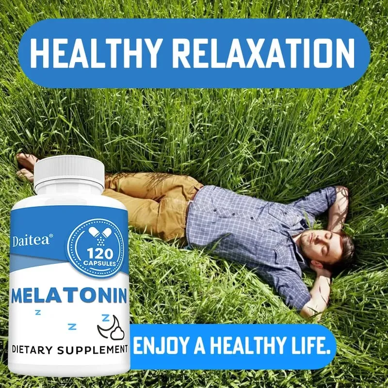 Melatonin-Ergänzungskapseln 5 mg – natürliche Schlafunterstützung, Entspannung und Ruhe, fördert die Schlafqualität — image 5