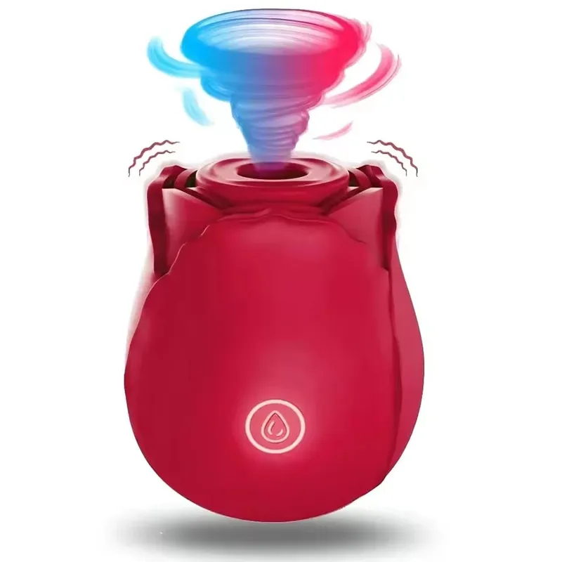 Women Vibrator Powerful Rose Sucking G-Spot Vagina Stimulator Suction Nipple Oral Massager Sex Toys for Couples — image 9