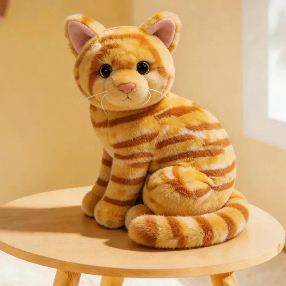 Plush Material Animal Body Pillow PP Cotton Filled 10inch Poultry Throw Pillows Cat Pattern Cute Design Animal Cushion Doll Toys — image 16