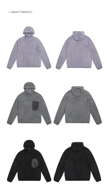 Unisex THERMOLITE® All Season Thermal Hoodie 190g Ultralight Breathable Fleece Mid Layer with Thumbholes & Zip Pocket — image 18