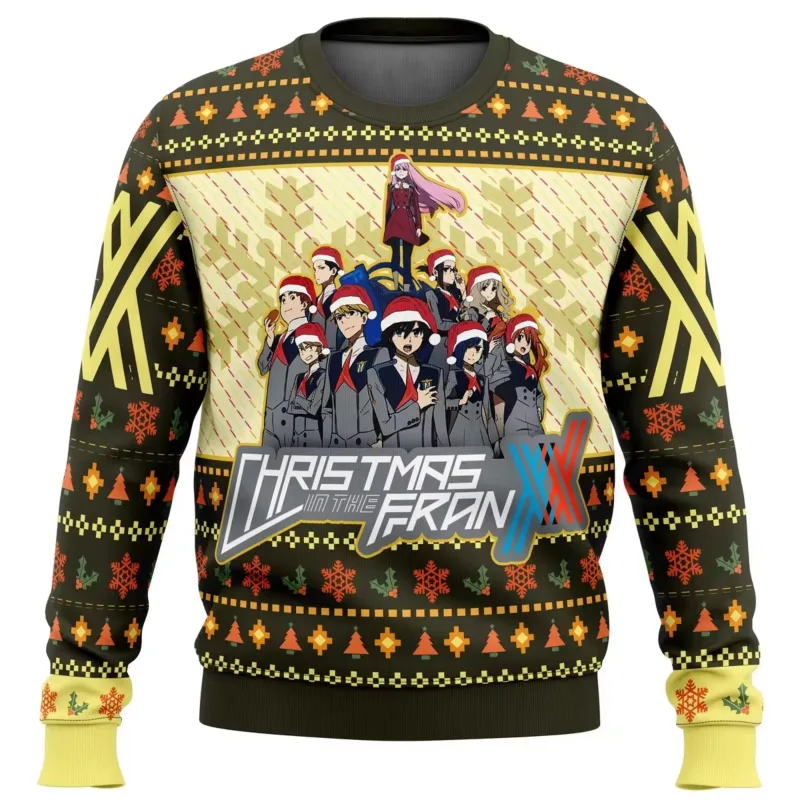 Anime One Piece Luffy Navidad feo suéter 3D sudadera Tops Otoño Invierno Cosplay Santa Claus suéteres regalo — image 3