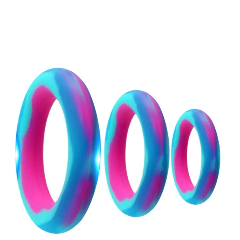 S/M/L Penis Cock Ring Sex Toys For Men Delay Ejaculation Erection Scrotum Semen Lock Binding High Elasticity Time Lasting ring — image 1