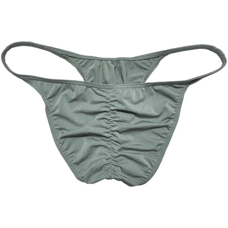 Men's Soft Micro Briefs Underwear Breathable Lightweight Ultrathin Bikini Briefs Men Low Rise Mini Triangle Cut Mini Panties
