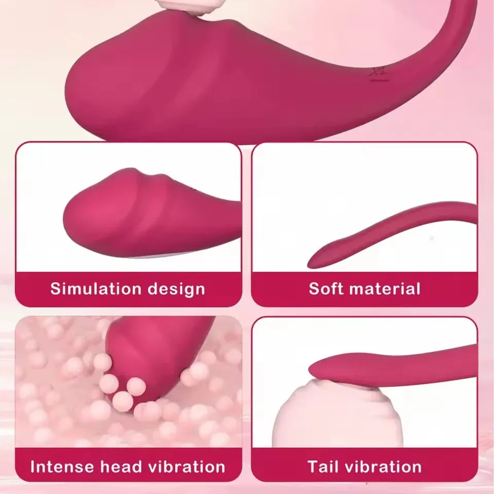 Wireless Vaginal Egg Vibrator App Control G Spot Anal Vibrating Massager Wearable Stimulator Adult Sex Toy for Couples — image 4