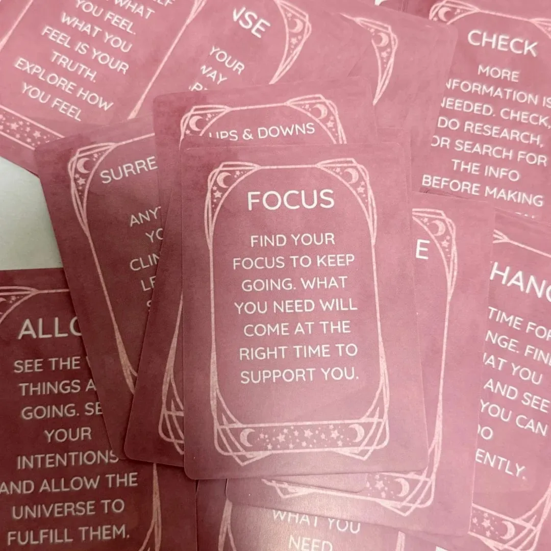 Daily Recommendation Oracle Cards 45 Card Deck English Version Meaning Family Party Board Game Oracle Cards Divination Fate Card — image 2