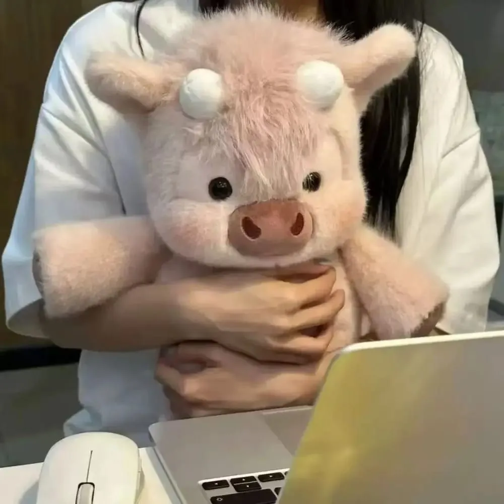 New 17.7'' Giant Walking Pig Hugging Pillow Pig Stuffed Animal Plush Pillow for Girlfriend Adults — image 7