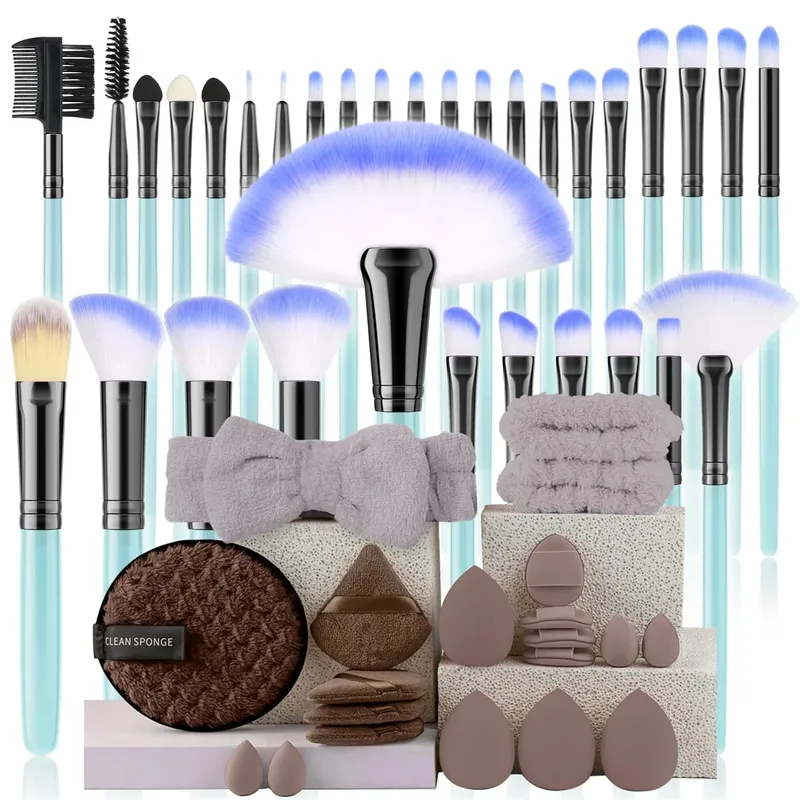 32Pc Makeup Brush Set Cosmetic Tools for Powder Eye Shadow Foundation Blush Blending Beauty Makeup Brush Kit for Makeup Starters — image 19