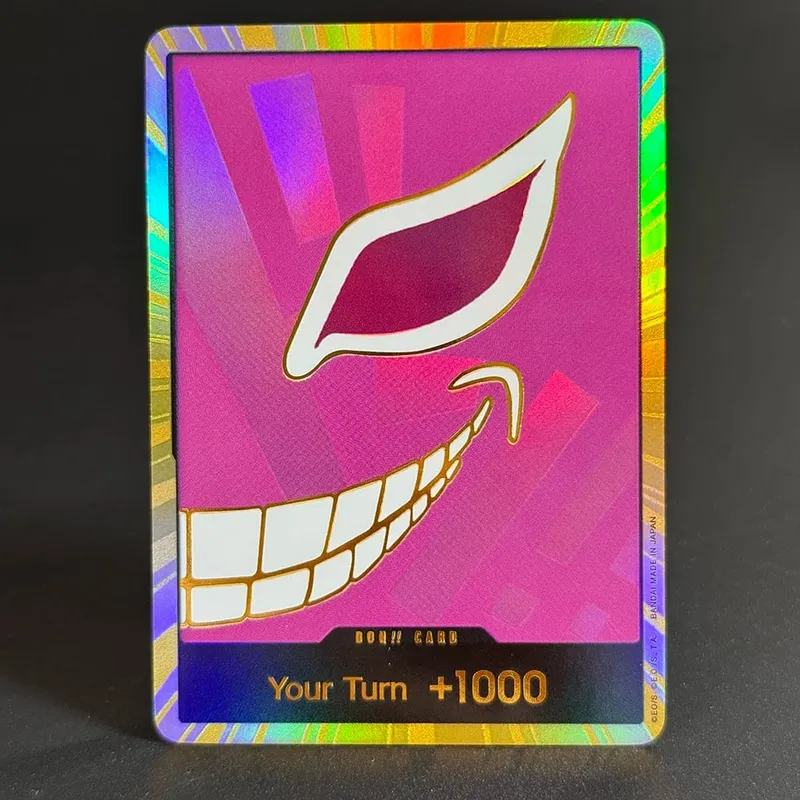 10PCS DON OPCG English TCG Gold DON!!! Collection Cards Zoro Ace Doflamingo Rebecca FOIL NM Refraction Flash Cards ToyGifts OPCG — image 12
