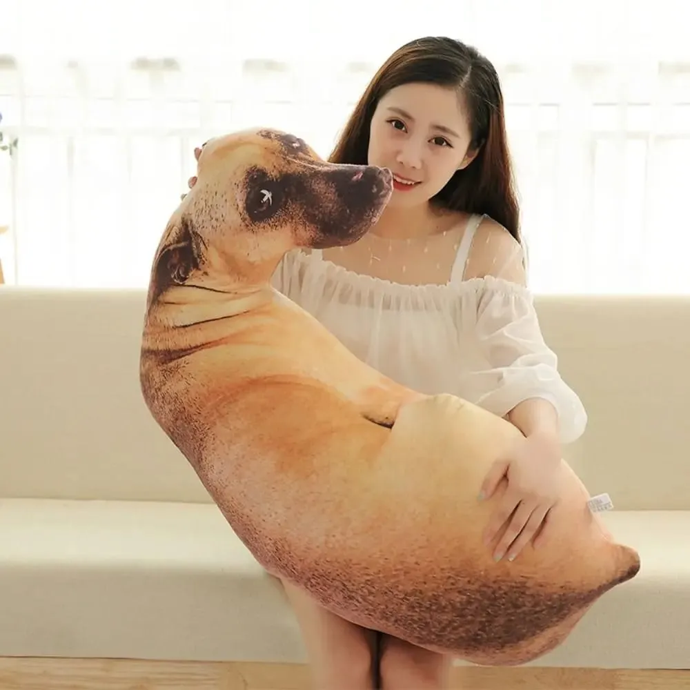 3D Lifelike Animal Throw Pillow Soft Creative Dog Pillow Cushion Office — image 4