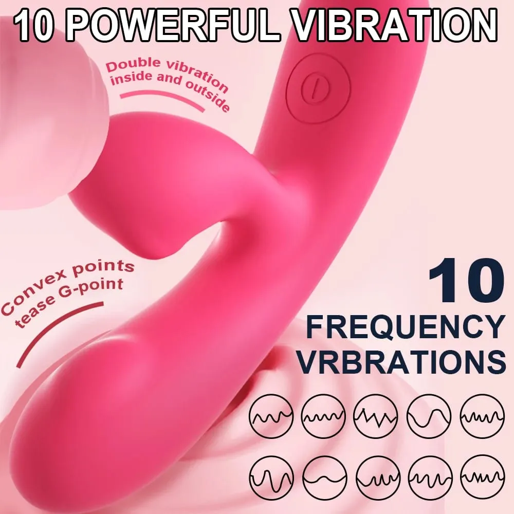 Beginner Clitoral Nipple Stimulation Dildo Vibrator Female 10 Vibrating Modes Vagin Orgam Sex Toys for Women Couples Pleasure