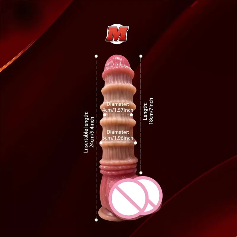 Knot Dildo Silicone Penis G-spot Stimulation Monster Dildo Anal Plug for Women Dragon Dildos Prostate Massager Female Sex Toys — image 8