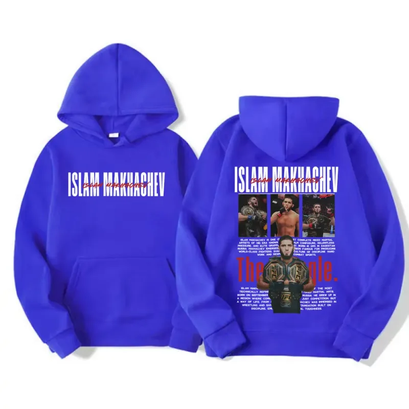 Limited Islam Makhachev Classic Graphic Sweatshirts Men Women Fashion Gothic Oversized Hoodies Casual High Quality Fleece Hoodie — image 13