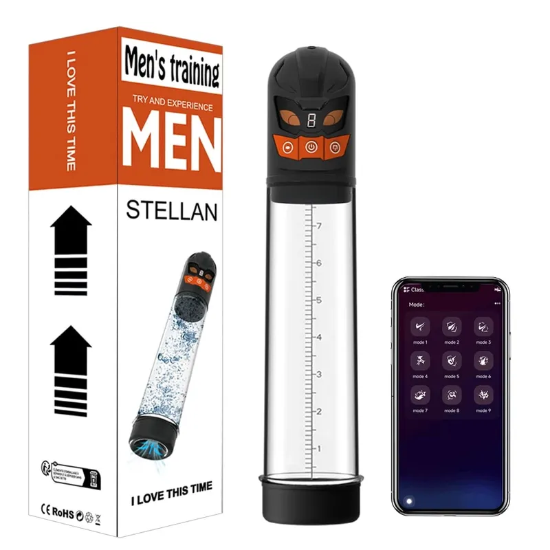 Automatic Penis Water Pump Electric Penis Pump Masturbator Penis Extender Dick Enlarger for Penis Trainer Sex Toys for Men — image 7