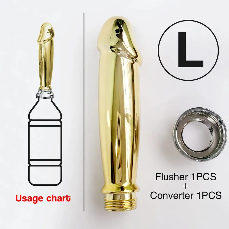 ABS anal vaginal douche Conversion head for outdoor use Posterior chamber irrigation multi-function plug-in shower sex toys — image 19