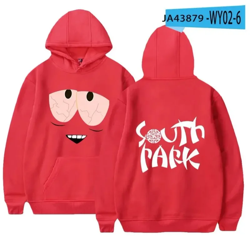 South Park Funny Cartoon Print Hoodie Men Women Loose Oversized Streetwear Pullover Hooded Sweatshirt — image 5