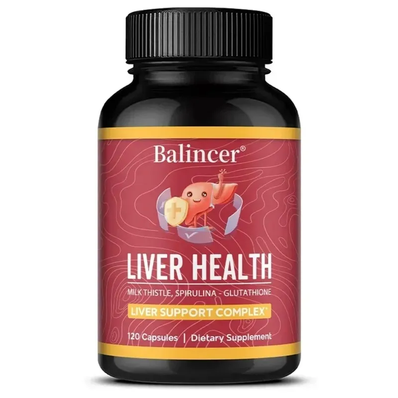 Liver Cleansing Detox Capsules Health Liver Support Colon Cleansing Repair Natural Herbal with Dandelion Milk Thistle — image 9