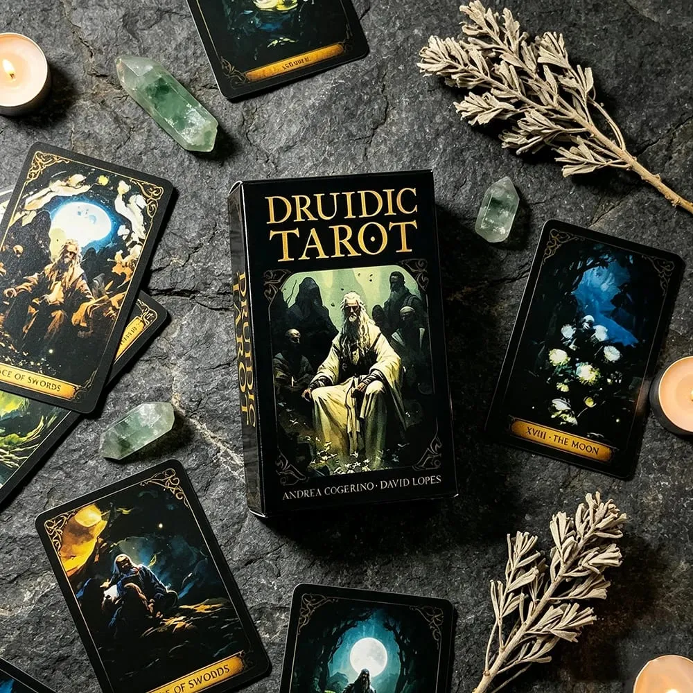 Cards 78 Cards Fortune Telling Mysterious Divination Board Game Cards Game Spiritual Supplies for Tarot Collectors — image 4
