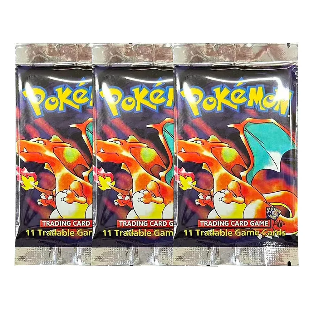 Base Set 1st Edition Shadowless Booster Box Pokemon Cards PTCG Proxy Classic Anime Collection Card 1Set 36 Packs 1Pack/11Card — image 10