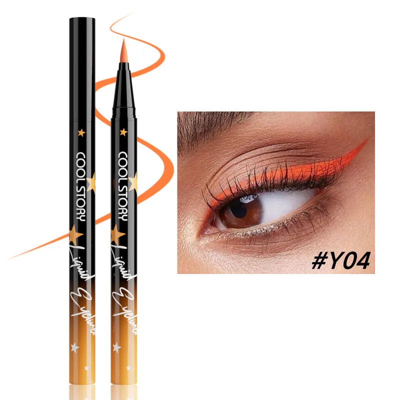 Red White Black Waterproof Eyeliner Pencil Untra-fine Liquid Eye Liner Pen Quick Dry Long Lasting Non Smudge Makeup Cosmetics — image 14