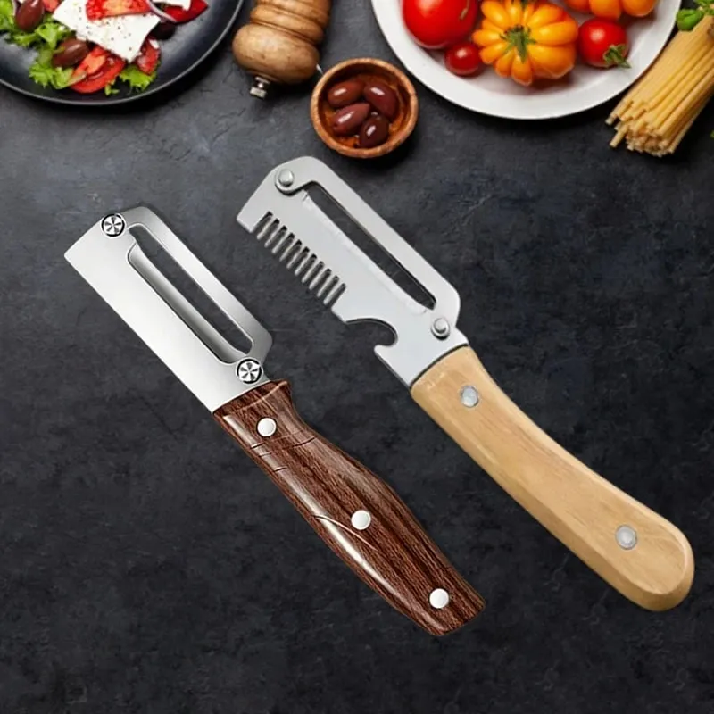 2PCS Kitchen Peeler Stainless Steel Vegetable Peeler for Cut Onions Slicing Fruit Vegetables Pumpki Specific Peeler Kitchen Tool — image 9