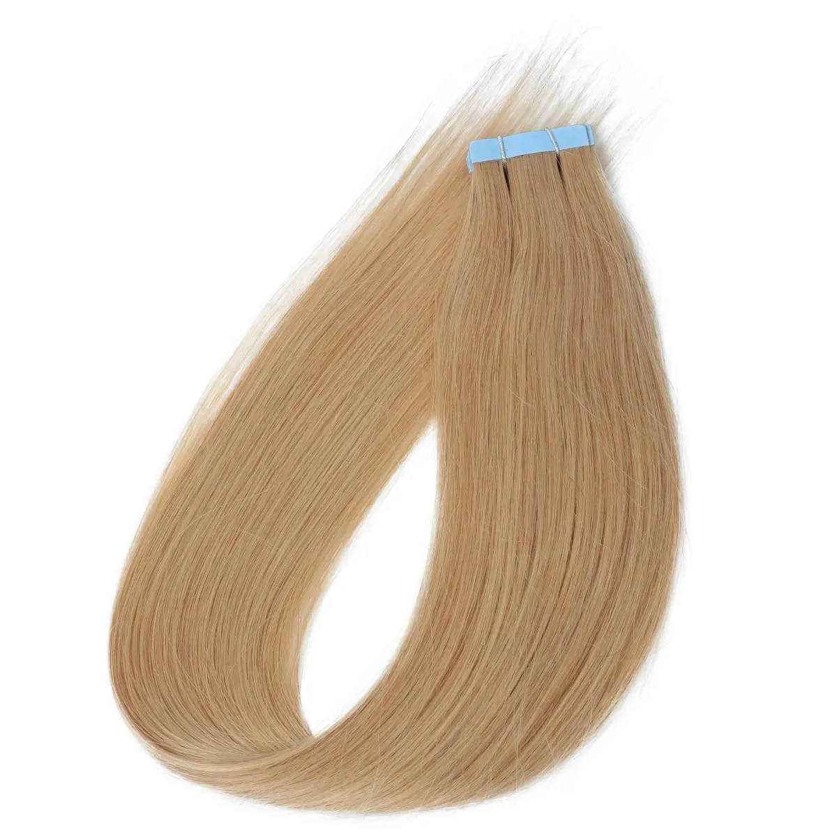 MRS Hair 4x0.8cm HAIR Tape in Hair Extensions Human Hair Natural Real Skin Weft Adhesive Tape Ins 20pcs