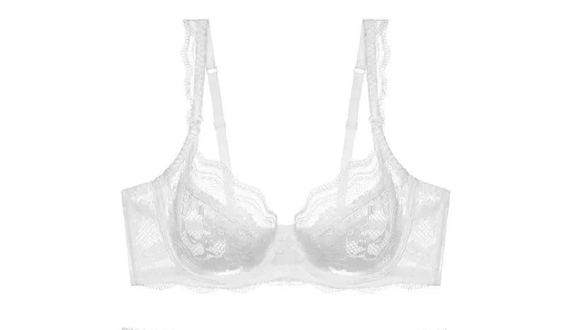 Fashion Ladies Ultra Thin Lace Lingerie Set Victorian Style Soft Underwire Push Up Gather Lift Unpadded Breathable Wear — image 8