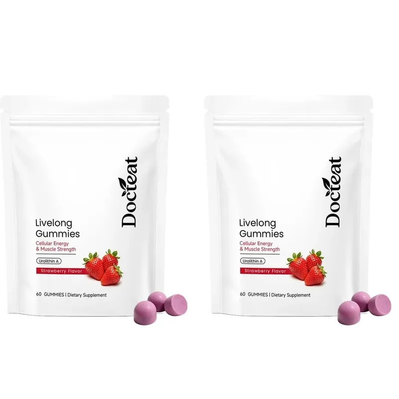 Docteat Urolithin A Gummies Muscle Vitality Support Cellular Energy Mitochondrial Health Daily Wellness Supplement 60 Gummies — image 8