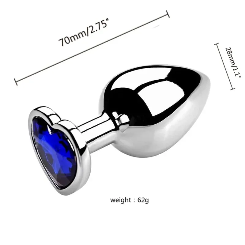 S/M/L Anal Plug Metal Sex Toys For Women Men Adult Crystal Erotic Bullet Butt Plug Stimulator Prostate Massager Adult Products — image 13